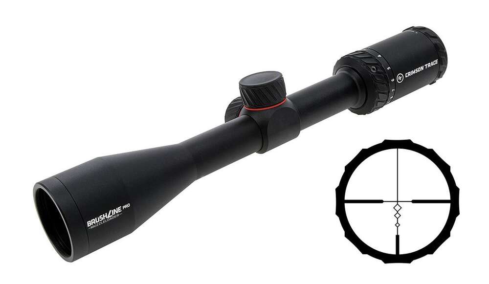 Scopes Crimson Trace Corporation Brushline Pro Riflescope BRUSHLINE PRO 3-9X40 1" MUZZLE • RIFLESCOPE | MUZZLELOADER • Model: Brushline Pro Riflescope